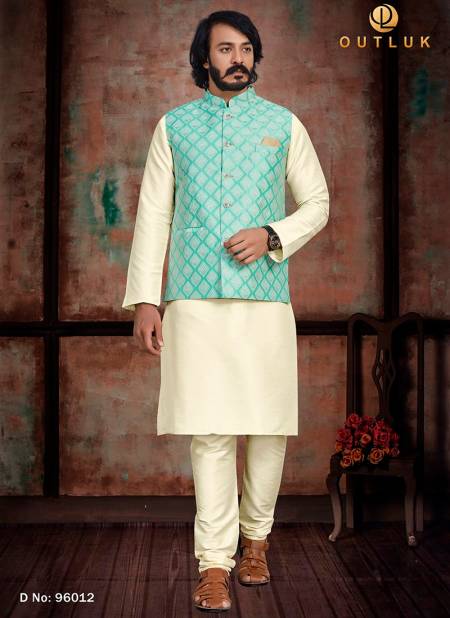 Outluk 96 New Latest Designer Ethnic Wear Kurta Pajama With Jacket Collection